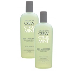 American Crew Citrus Mint Shampoo 450 ml X 2 kr. 269,- GRATIS leveret